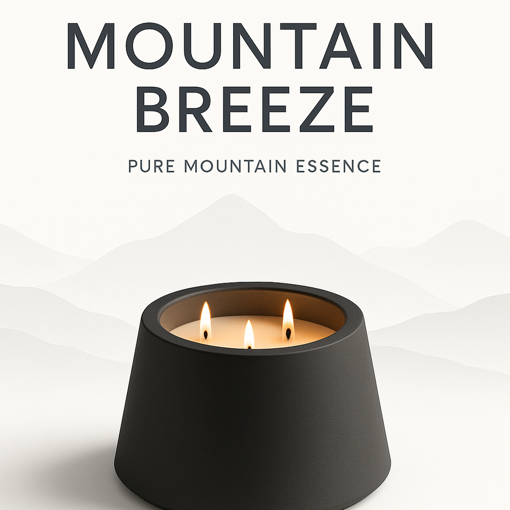 Minimalist Mountain Breeze Banner