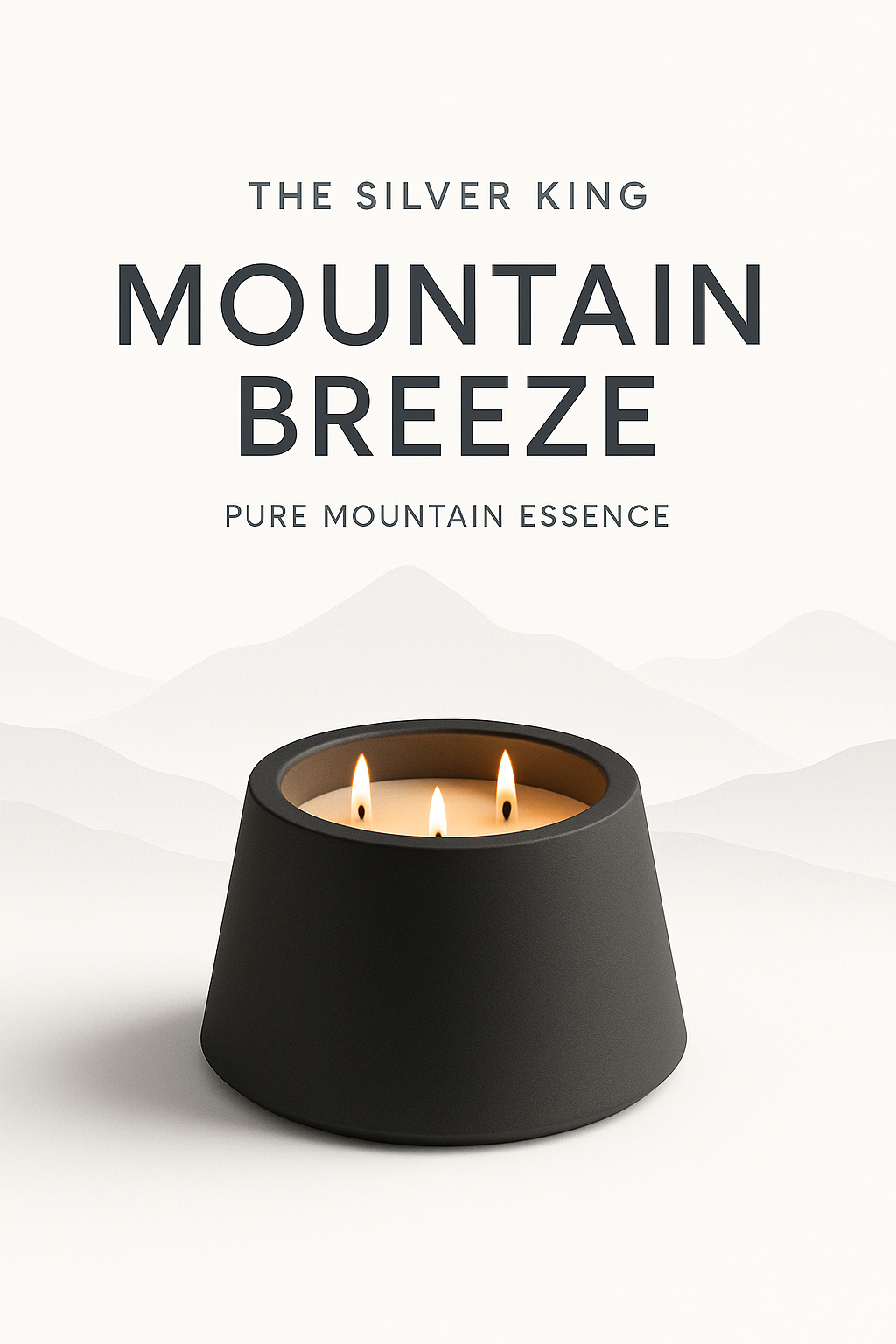 Minimalist Mountain Breeze Banner