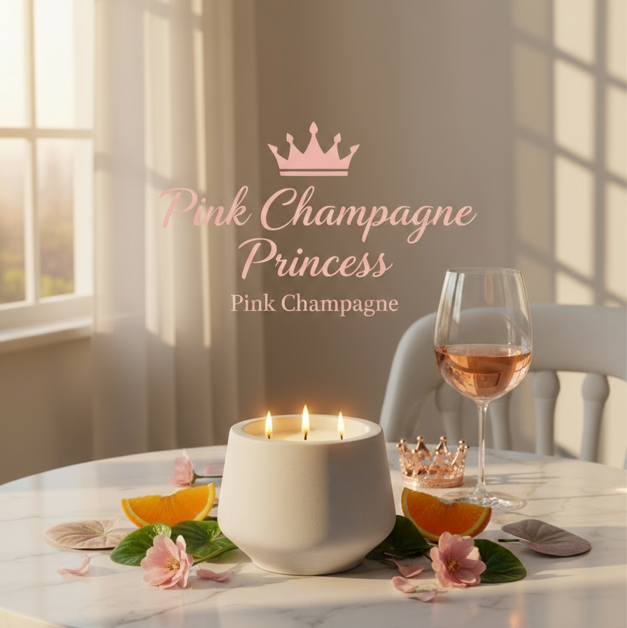 Pink Champagne Princess - No Frame